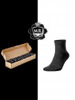 Носки MyRules черные средние 41-45 - комплект 7 пар