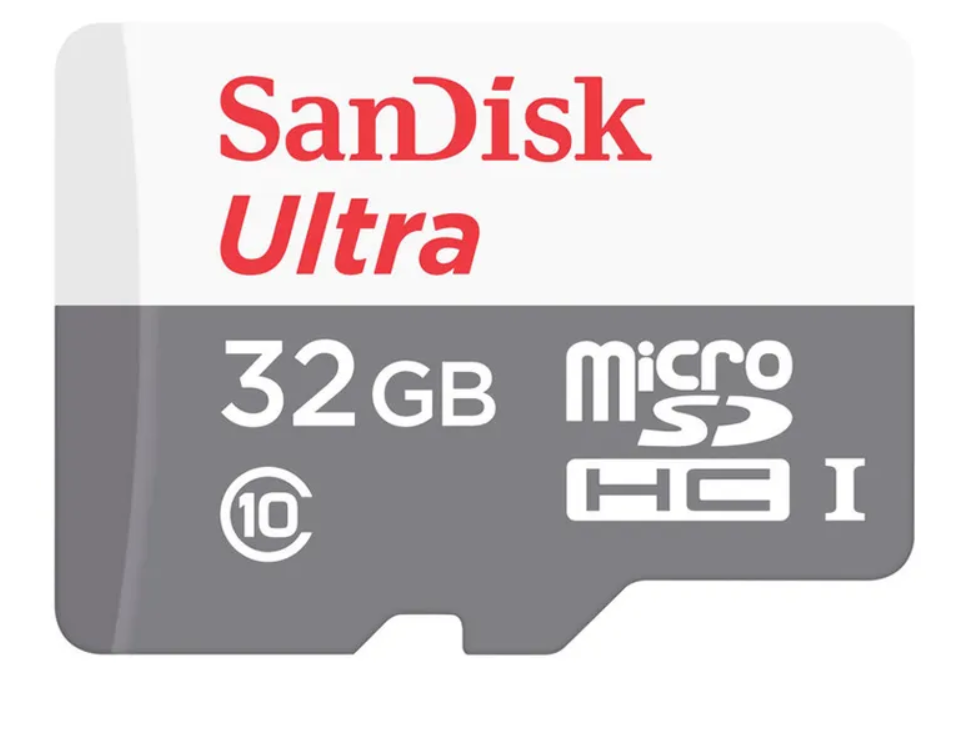 Карта памяти SanDisk Ultra micro на 32GB со скоростью чтения до 120 МБ/с