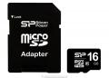 Карта памяти microSD 16Gb от компании Silicon Power за 640 руб.